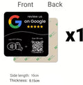 Google tap + QR review Card